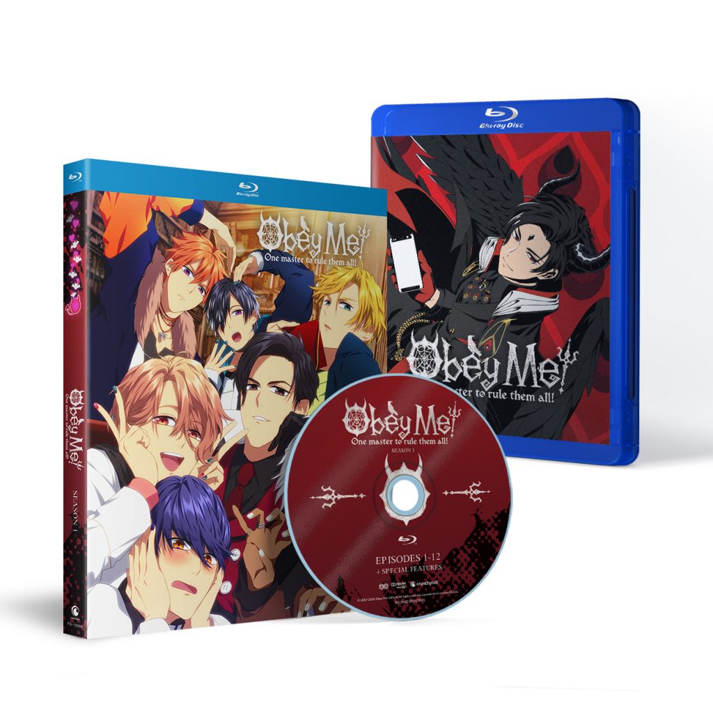 "Obey Me! - Season 1" Blu-ray spread.