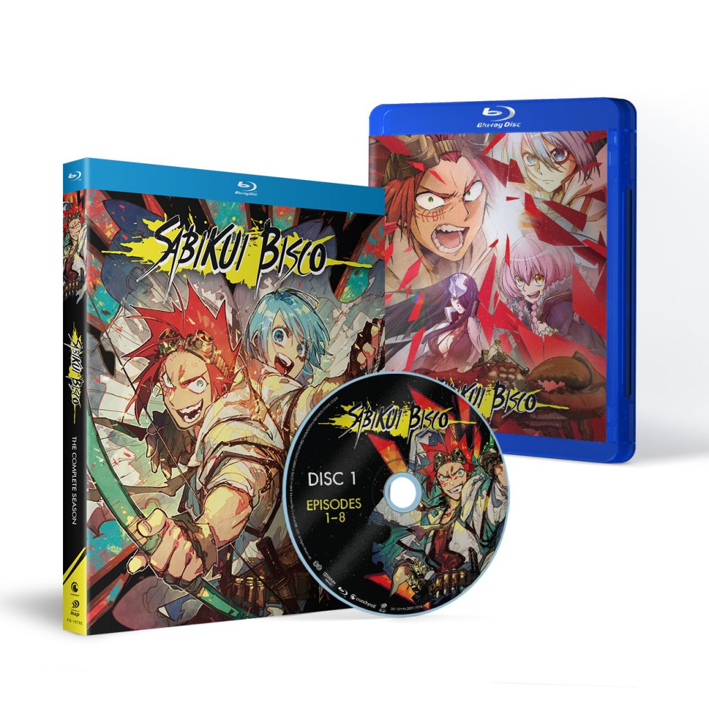 "Sabikui Bisco - The Complete Season" Blu-ray spread.