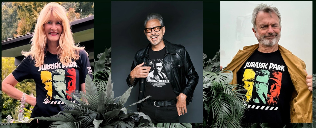 Jurassic Park 30th Anniversary Apparel Collection Features Original Cast Members