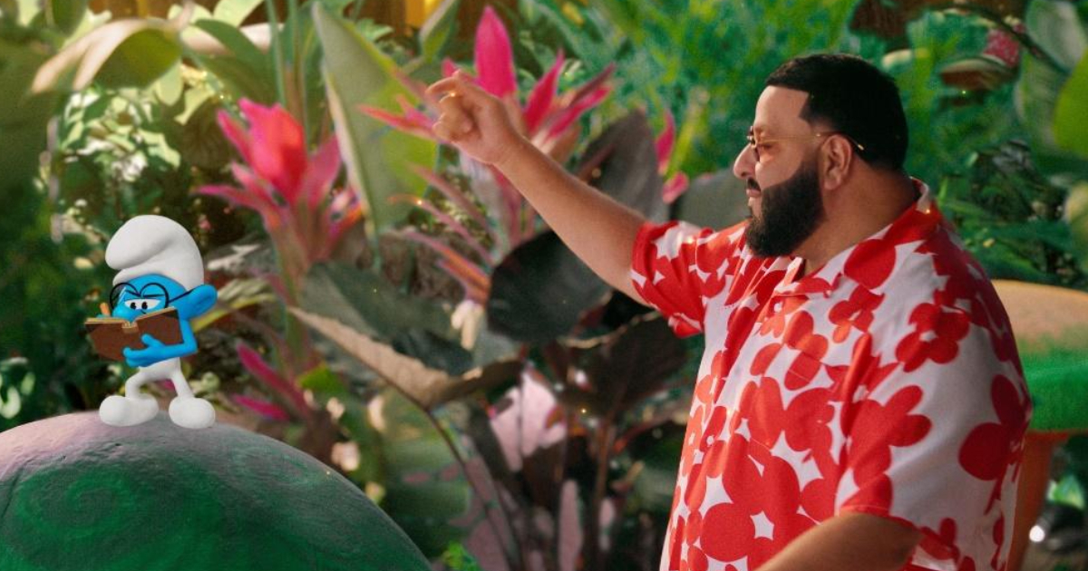 Smurfs Features DJ Khaled, Cardi B and more in “Higher Love” Music Video