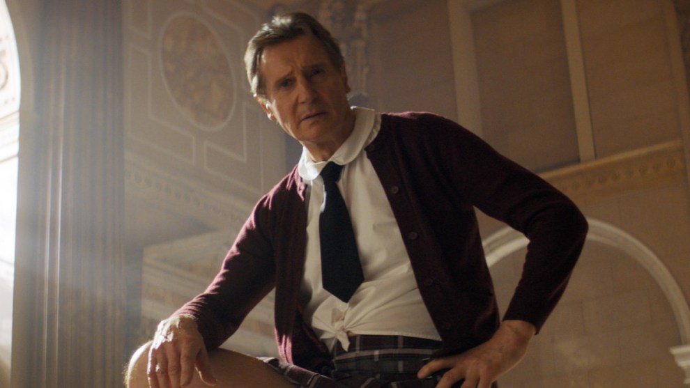 ‘The Naked Gun’ Liam Neeson Stops A Bank Robbery Using A Lollipop In Teaser Trailer